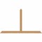 Ekena Millwork Portland Timber Gable Bracket, Western Red Cedar, 72"W x 42"H x 3 1/2"D x 3 1/2"F, 14/12 Pitch GBW072X42X0404POR00SWR - alternate 1